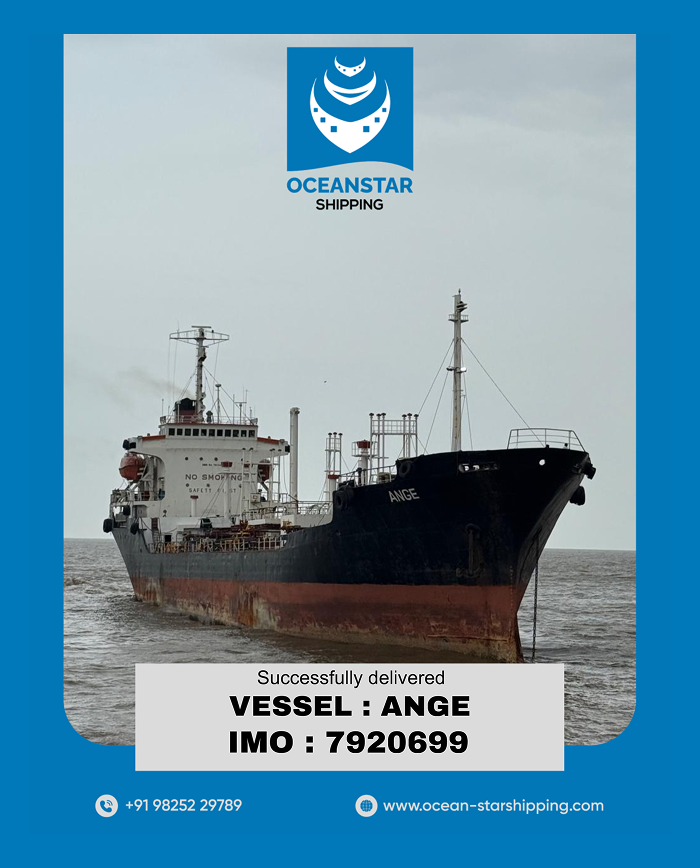 MV ANGE (IMO 7920699) Delivered to Alang Ship Recycling Yard