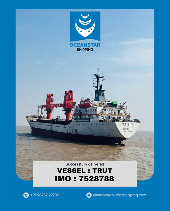 MV TRUT (IMO 7528788) Delivered to Alang Ship Recycling Yard